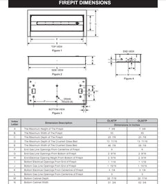 Empire 48" Carol Rose Outdoor Stainless Steel Linear Gas Fire Pit OL48TP10P