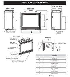Empire 36" Madison Premium Direct Vent Gas Fireplace with Log Set DVP36FP30P