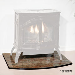 Empire 28" Spirit Cast Iron Direct Vent Gas Stove with Slope Glaze Burner and Log Set DVP30CC30BP