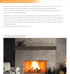 Empire 54" Hamilton Wood Burning Firebox Only WB54FB0F
