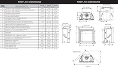 Empire 42" Madison Clean-Face Deluxe Direct Vent Gas Fireplace with Log Set and Barrier DVCD42FP30P