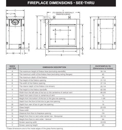 Empire 36" Madison Clean-Face Premium Double-Sided Direct Vent Gas Fireplace with Barrier DVCP36SP30P