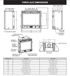 Empire 42" Madison Luxury Direct Vent Gas Fireplace with Blower and Log Set DVX42FP31LP