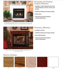 Empire 32" Madison Deluxe Direct Vent Gas Fireplace with Log Set DVD32FP30P