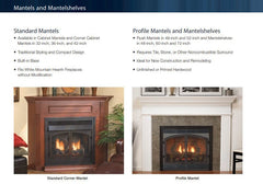 Empire 26" Lincoln Deluxe Vent-Free Gas Fireplace with Contour Burner VFD26FP30L10P