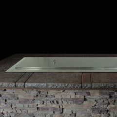 Empire 48" Carol Rose Outdoor Stainless Steel Linear Gas Fire Pit OL48TP10P