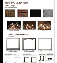 Empire 40" Renegade Clean-Face Direct Vent Gas Fireplace with TruFlame Technology DVCT40CBP95P
