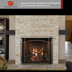 Empire 40" Renegade Clean-Face Direct Vent Gas Fireplace with TruFlame Technology DVCT40CBP95P