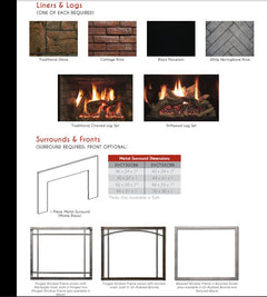 Empire 30" Renegade Clean-Face Direct Vent Gas Fireplace Insert with Multi-Function Remote and Blower DVCT30CBN95P