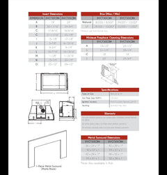 Empire 30" Renegade Clean-Face Direct Vent Gas Fireplace Insert with Multi-Function Remote and Blower DVCT30CBN95P