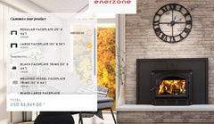 Enerzone 30 Inch Solution 3.5 Wood Burning Insert Indoor EB00062