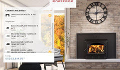 Enerzone 30 Inch Solution 3.5 Wood Burning Insert Indoor EB00062