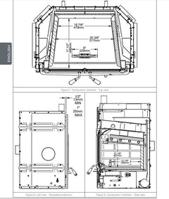 Enerzone 37 Inch Solution 2.5 ZC II Wood Burning Fireplace Indoor EB00059