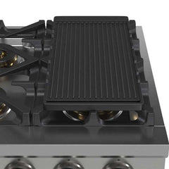 FORNO Spezia 36" Gas Rangetop with 6 Sealed Burners in Stainless Steel, FCTGS5751-36