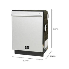 Forno Romano 24-Inch Built-In Stainless Steel Dishwasher FDWBI8035-24S