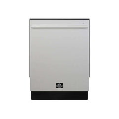 FORNO Appliance Package 4-Piece - 30" Electric Range, 30" Under Cabinet Hood, 31" Refrigerator, and Built-In Dishwasher - FBDL-010-01US