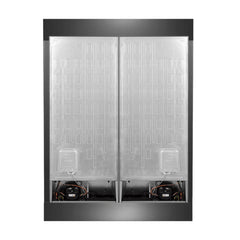 FORNO Maderno 60 Inch 2-Piece Refrigerator Freezer Combo, Grill Trim – FFFFD1722-60S