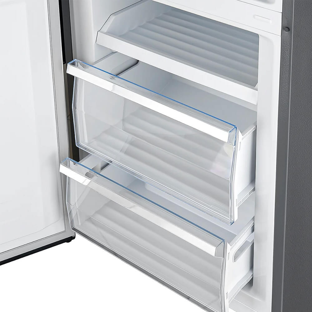 FORNO Guardia 23.4 Inch 10.8 cu. ft. Left Swing Refrigerator with Bottom Freezer in Stainless Steel, FFFFD1778-24LS