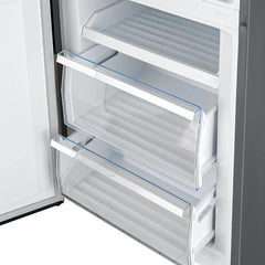 FORNO Guardia 23.4 Inch 10.8 cu. ft. Left Swing Refrigerator with Bottom Freezer in Stainless Steel, FFFFD1778-24LS