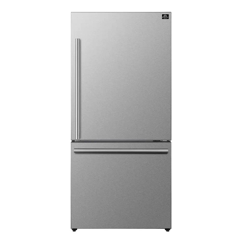 FORNO 31-Inch Bottom Freezer Right Swing Door Refrigerator FFFFD1785-31S