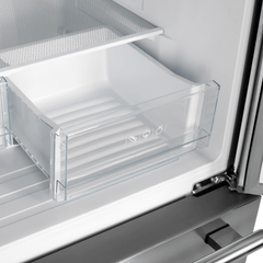 FORNO Gallipoli 35-Inch French door Refrigerator with Ice Maker 17.5cf in Stainless Steel FFFFD1974-35SG