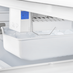 FORNO Gallipoli 35-Inch French door Refrigerator with Ice Maker 17.5cf in Stainless Steel FFFFD1974-35SG