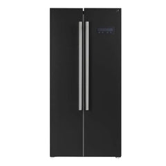 FORNO Salerno 33-Inch Side by side built-in Refrigerator 15.6cuft, Black FFRBI1805-33BLK
