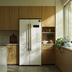 FORNO Salerno 33-Inch Side by side built-in Refrigerator 15.6cuft White FFRBI1805-33WHT