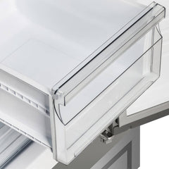 FORNO Salerno 33-Inch Side by side built-in Refrigerator 15.6cuft Stainless Steel Color with Modern Trim Kit FFRBI1805-37MG