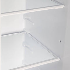 FORNO Salerno 33-Inch Side by side built-in Refrigerator 15.6cuft Stainless Steel Color with Modern Trim Kit FFRBI1805-37MG