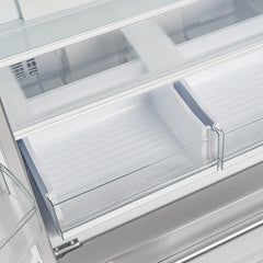 FORNO Moena 36-Inch French door Refrigerator 19 Cu.Ft with Trim Kit in Stainless Steel FFRBI1820-40SG