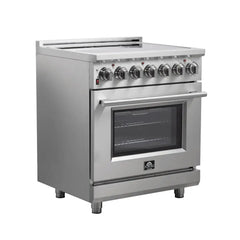 FORNO Massimo 30 Inch Chef Door Electric Range, Convection Oven – FFSEL6020-30