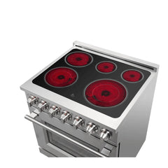 FORNO Massimo 30 Inch Chef Door Electric Range, Convection Oven – FFSEL6020-30