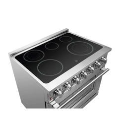FORNO Massimo 36-inch Freestanding Chef Door Electric Range FFSEL6020-36