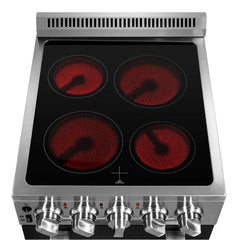 FORNO Pallerno 20-Inch 2.05 cu.ft. Freestanding Electric Range with 4 Elements in Stainless Steel, FFSEL6052-20