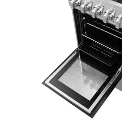 FORNO Pallerno 20-Inch 2.05 cu.ft. Freestanding Electric Range with 4 Elements in Stainless Steel, FFSEL6052-20