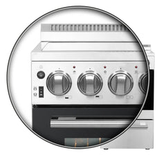 FORNO Pallerno 20-Inch 2.05 cu.ft. Freestanding Electric Range with 4 Elements in Stainless Steel, FFSEL6052-20