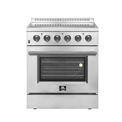 FORNO Galiano 30 Inch Freestanding Electric Range, 4 Radiant Burners FFSEL6083-30