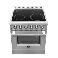 FORNO Galiano 30 Inch Freestanding Electric Range, 4 Radiant Burners FFSEL6083-30