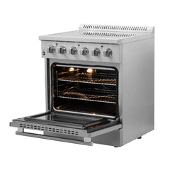 FORNO Galiano 30 Inch Freestanding Electric Range, 4 Radiant Burners FFSEL6083-30