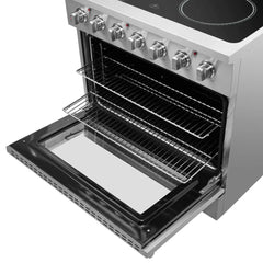 FORNO Galiano 36 Inch Freestanding Electric Range, 5 Radiant Burners FFSEL6083-36