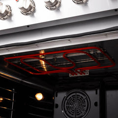 FORNO Galiano 36 Inch Freestanding Electric Range, 5 Radiant Burners FFSEL6083-36