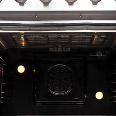 FORNO Galiano 30 Inch Freestanding French Door Electric Range, 4 Radiant Burners with French Door FFSEL6917-30