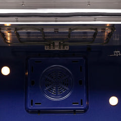 FORNO Massimo 36-Inch 5.36 cu. ft. Freestanding French Door Electric Range with 5 Elements, FFSEL6955-36