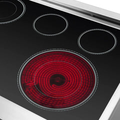 FORNO Massimo 36-Inch 5.36 cu. ft. Freestanding French Door Electric Range with 5 Elements, FFSEL6955-36