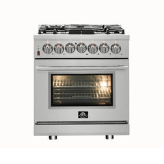 FORNO Massimo 30″ Freestanding Dual Fuel Range FFSGS6125-30