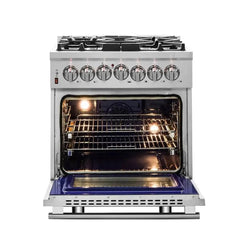 FORNO Massimo 30″ Freestanding Dual Fuel Range FFSGS6125-30