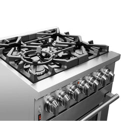 FORNO Massimo 30″ Freestanding Dual Fuel Range FFSGS6125-30