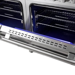 FORNO Massimo 60-Inch 8.64 cu. ft. Freestanding Dual Fuel Range with 10 Burners, FFSGS6125-60