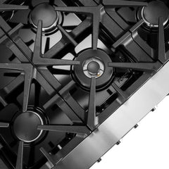 FORNO Massimo 60-Inch 8.64 cu. ft. Freestanding Dual Fuel Range with 10 Burners, FFSGS6125-60